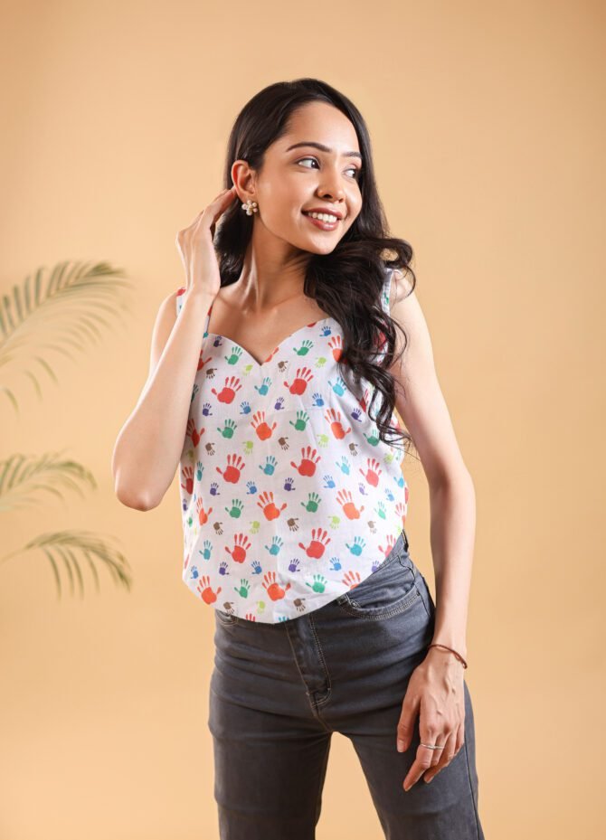 Prism Play Corset Top