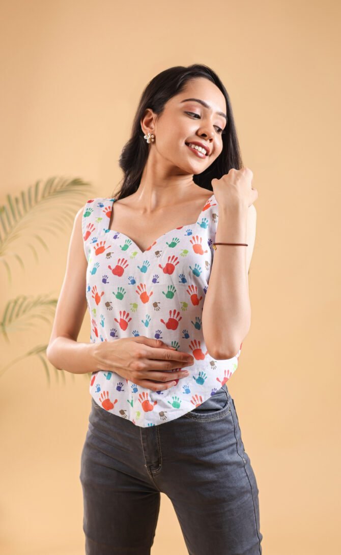 Prism Play Corset Top - Image 4
