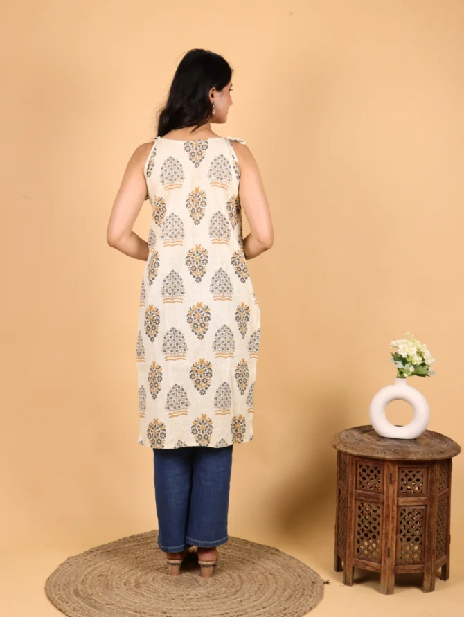 Sunlit Meadow – The Eternal Summer Kurti - Image 4