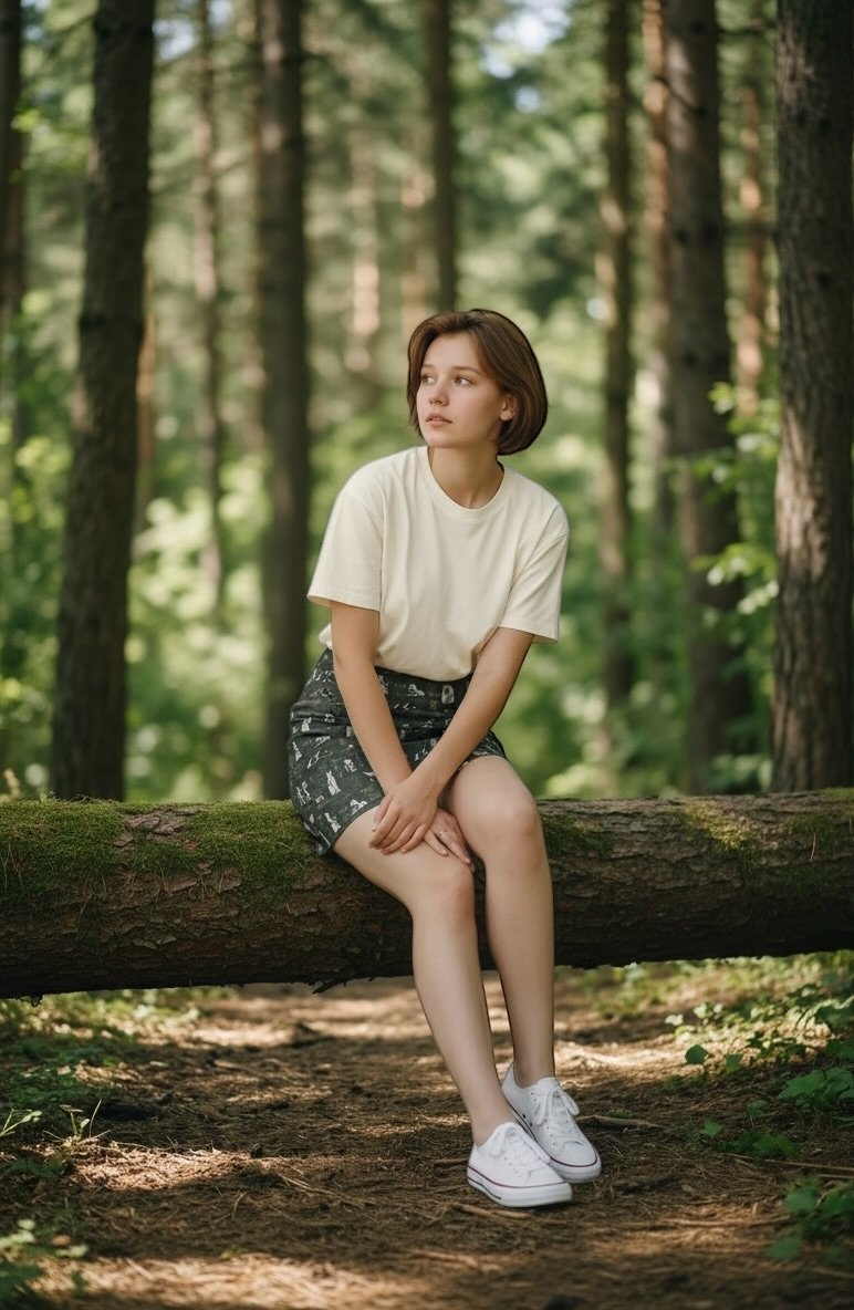 Desert Whiskers | Egyptian Cat Print Rayon Skirt for Women - Image 5